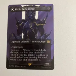 Cecil, Dark Knight (Borderless) (Surge Foil) Final Fantasy Foil (0525) - Image 2