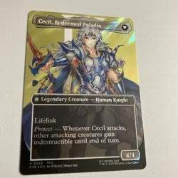 Cecil, Dark Knight (Borderless) (Surge Foil) Final Fantasy Foil (0525) - Image 3