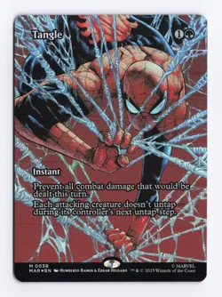 Tangle (Borderless) (Foil) 0038 (M) MTG Marvel's Spider-Man Eternal-Legal (MAR) - Image 1