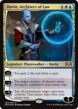 MTG - Dovin, Architect of Law - Foil Planeswalker Deck Exclusive - Ravnica Alleg - Image 1
