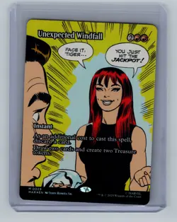 Magic the Gathering - Unexpected Windfall (Borderless) - (MAR) (FOIL) #29 - Image 1