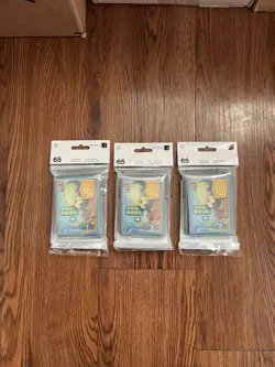 Pokemon Center x Van Gogh Munchlax & Snorlax The Bedroom 65 Sleeves NEW In-Hand! - Image 1