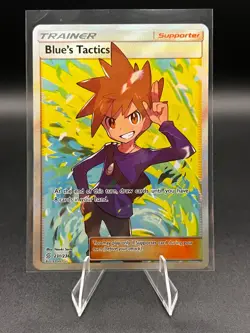Pokemon Blue's Tactics Full Art 231/236 - SM Sun & Moon Unified Minds - NM - Image 1