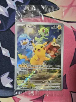 Pokemon Pikachu SVP 027 Scarlet & Violet Paldea Evolved ETB Promo SEALED - Image 1