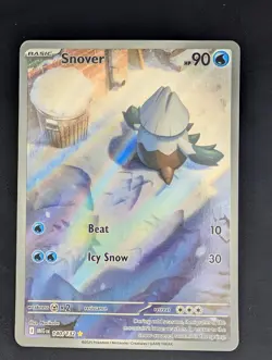 Snover 140/132 Illustration Rare - Mega Evolution - Near Mint - Pokemon TCG - Image 1
