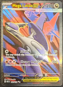 Pokemon Mega Evolution Mega Latias ex Full Art 163/132 - NM - English - Image 1