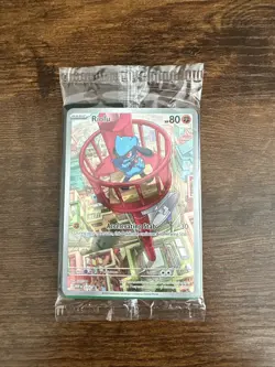 SEALED Riolu Pokemon Center Edition 010 Mega Evolution ETB Promo - Pokemon TCG - Image 1