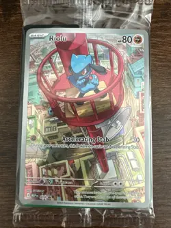 SEALED Riolu Pokemon Center Edition 010 Mega Evolution ETB Promo - Pokemon TCG - Image 2