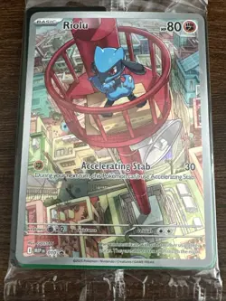 SEALED Riolu Pokemon Center Edition 010 Mega Evolution ETB Promo - Pokemon TCG - Image 5