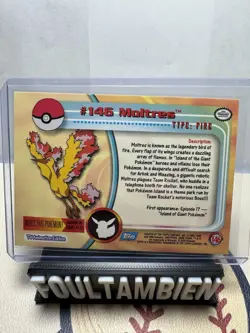2000 Topps Pokemon TV #146 Moltres FOIL Series 3 - LP - Image 2