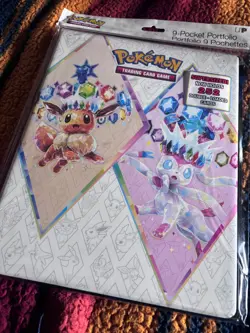 Prismatic Evolutions Scarlet Violet ULTRA PRO Pokemon 9 Pocket Portfolio Binder - Image 1