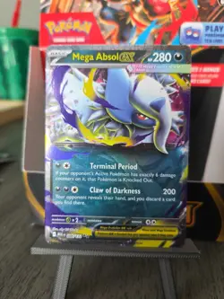 Mega Absol EX 086/132 ENGLISH 2025 Pokemon Mega Evolutions! Near Mint! In Hand!! - Image 1