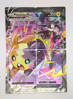Morpeko V-Union Pokemon TCG(SWSH 287, 288, 289 & 290) Black Star Promo Set Of 4 - Image 1