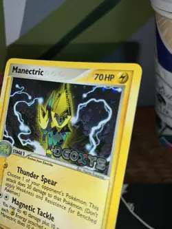 Pokemon Manectric 38/107 ex Deoxys Prerelease Stamped Promo 055 💎NM ++💎 - Image 4