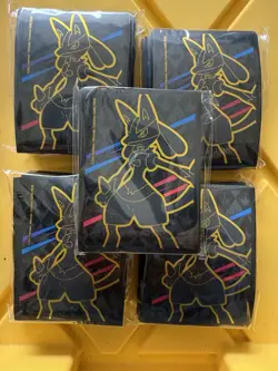 Lot of 5 - Pokemon Crown Zenith ETB Sleeves 65ct - Sleeve Your Master Set - Image 1