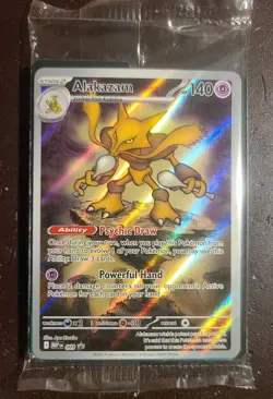 Pokemon Alakazam 009 Pokemon Mega Evolutions - ETB Promo Sealed - Image 1