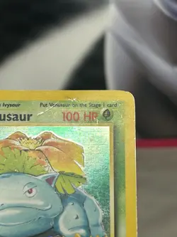 Pokemon TCG Venusaur Base Set 15/102 Holo Unlimited Holo Rare HP/DAMAGED - Image 4