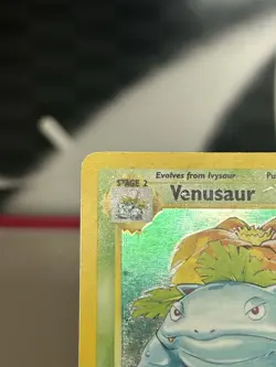 Pokemon TCG Venusaur Base Set 15/102 Holo Unlimited Holo Rare HP/DAMAGED - Image 5