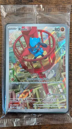 Riolu Mega Evolution ETB Promo - Pokemon Center Edition - Pokemon TCG SEALED - Image 1