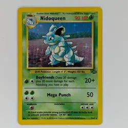 Nidoqueen 7/64 Holo Rare Jungle LP WOTC Vintage Pokemon Tcg - Image 1