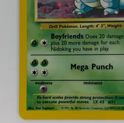 Nidoqueen 7/64 Holo Rare Jungle LP WOTC Vintage Pokemon Tcg - Image 4