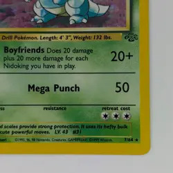 Nidoqueen 7/64 Holo Rare Jungle LP WOTC Vintage Pokemon Tcg - Image 5