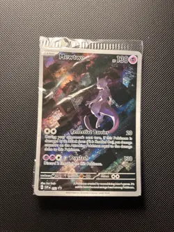 SEALED Mewtwo SVP 052 Black Star Promo Scarlet & Violet 151 Promo Pokemon TCG - - Image 1