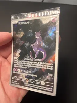 SEALED Mewtwo SVP 052 Black Star Promo Scarlet & Violet 151 Promo Pokemon TCG - - Image 2