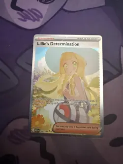 Pokemon TCG Lillie’s Determination Full Art Trainer Mega evolutions - Image 3