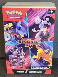 Pokemon TCG Destined Rivals Booster Bundle Box Sealed, 6-Pack - Image 1