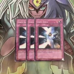 MFC-103 x3 Anti-Spell Common Excellent Condition Yugioh - Image 1