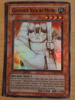 Carte Yu-Gi-Oh! RGBT-FRPP3 Gardien Koa'ki Meiru (Super Rare) EDITION LIMITEE - Image 1