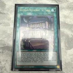 YUGIOH NOUVELLES RESTAURANT "AT TABLE" ULTRA RARE 1ST NM/M WISU-EN035 - Image 1