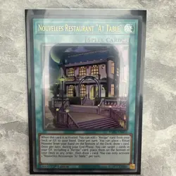 YUGIOH NOUVELLES RESTAURANT "AT TABLE" ULTRA RARE 1ST NM/M WISU-EN035 - Image 2