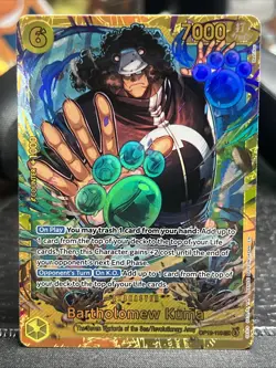 One Piece TCG OP12 Legacy of the Master Bartholomew Kuma Card OP12 -119 P-SEC - Image 1