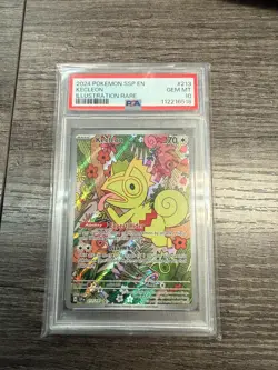 Pokemon TCG Kecleon Card PSA 10 Surging Sparks Illustration 213/191 - Image 1