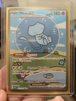 Pokemon TCG Mew EX 232/091 Sv: Paldean Fates Special Illustration Rare Card - Image 1