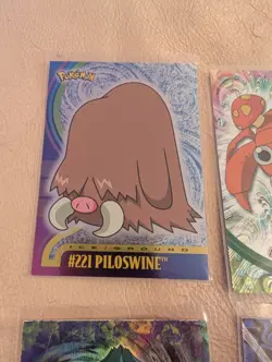 Rare 1998-2000 Topps Pokemon TV & Movie Animation Card Lot Inc Halos (14 Cards) - Image 2