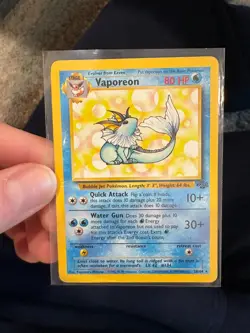 Vaporeon 28/64 - Jungle Set 1999 - Rare Non-Holo - Vintage Pokemon Card - WOTC - Image 2