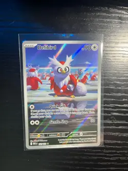 Pokemon Delibird 152/132 Mega Evolution Illustration Rare Card NM - Image 1