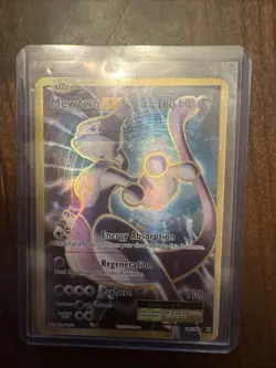 Pokemon TCG Mewtwo EX 103/108 Ultra Rare Holo Card Evolutions XY HP - Image 1