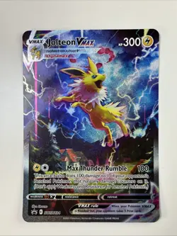 Jolteon VMAX SWSH184 Black Star Promo Pokemon TCG Jumbo Oversized Card Near Mint - Image 3