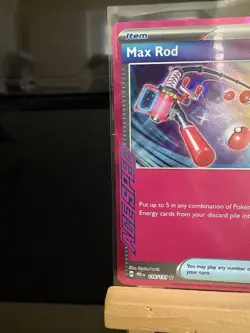 MAX ROD - 116/131 Prismatic Evolutions Ace Spec - Rare Holo - Pokemon TCG Card - Image 2