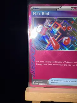 MAX ROD - 116/131 Prismatic Evolutions Ace Spec - Rare Holo - Pokemon TCG Card - Image 5