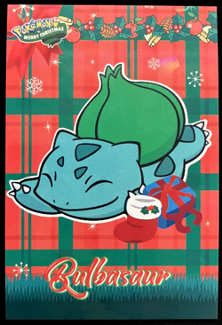 Bulbasaur Cracked Ice Holo Pokemon 2024 Card Database Merry Christmas - Image 1