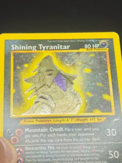 Pokemon TCG Shining Tyranitar Neo Destiny Holo Card 113/143 Unlimited Shiny Rare - Image 4