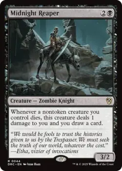 Midnight Reaper - Near Mint MTG Commander: Aetherdrift - Image 1