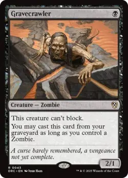 Gravecrawler - Near Mint MTG Commander: Aetherdrift - Image 1