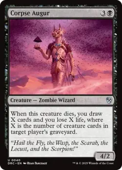 Corpse Augur - Near Mint MTG Commander: Aetherdrift - Image 1