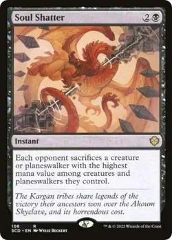 Soul Shatter - Near Mint MTG Commander 2022 Starter Decks - Image 1